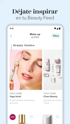 Douglas Cosmetics Spain screenshot