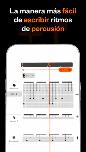Drum Notes: batería, percusión screenshot