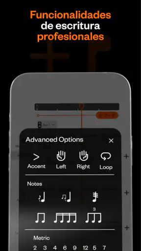 Drum Notes: batería, percusión screenshot
