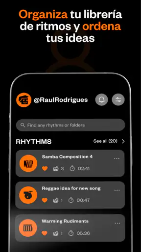 Drum Notes: batería, percusión screenshot