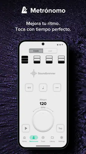 El Metrónomo de Soundbrenner screenshot