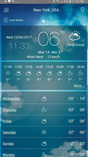 El tiempo pronostico screenshot
