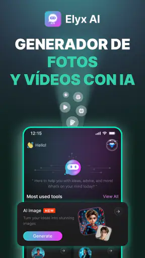 Elyx - AI Photo & Video Maker screenshot