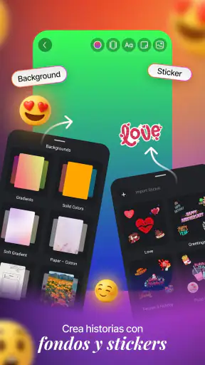 Emojis para Historias de iOS screenshot
