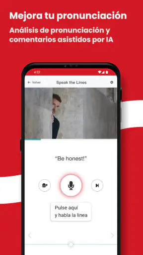 EnglishCentral Aprenda Inglés screenshot
