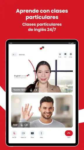 EnglishCentral Aprenda Inglés screenshot