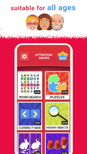 Entrena tu Cerebro - Atención screenshot