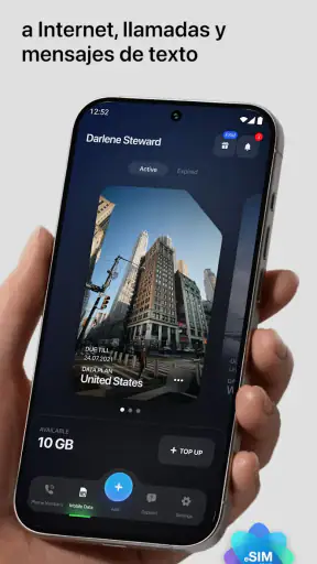 eSIM de viaje y número virtual screenshot