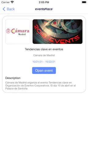 eventsPlace screenshot