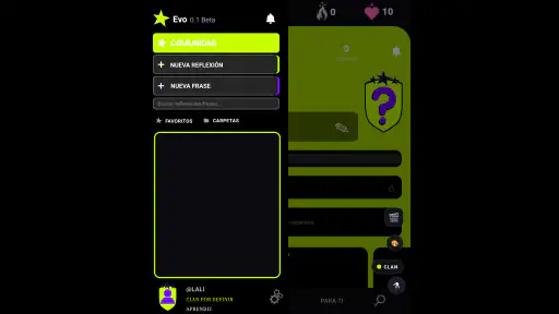 Evo screenshot