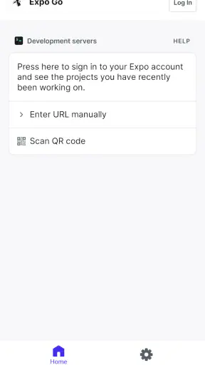 Expo Go screenshot