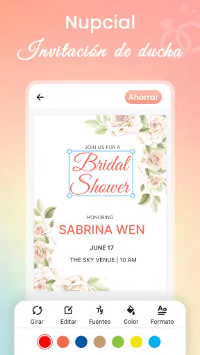 fabricante de tarjetas screenshot