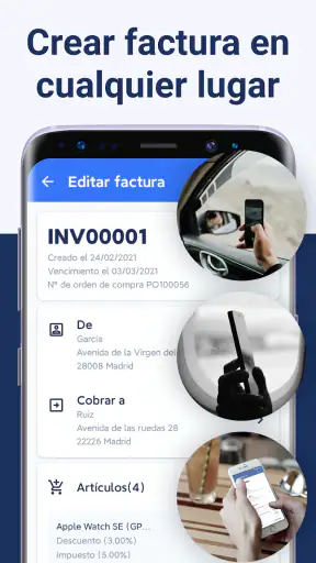 Facturas App - Cree facturas screenshot