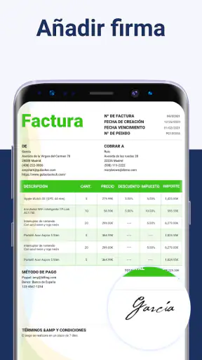 Facturas App - Cree facturas screenshot