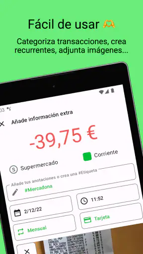 Financiator economía y ahorros screenshot