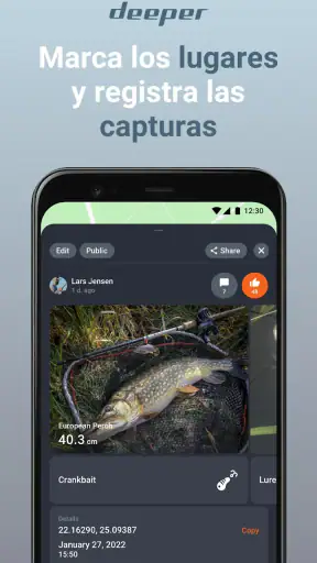 Fish Deeper - Fishing App screenshot