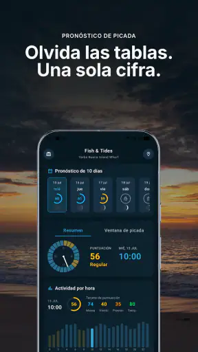 Fish & Tides: Índice de picada screenshot