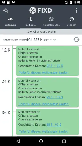 FIXD OBD2 Escáner screenshot