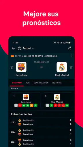 Flashscore: Resultados en vivo screenshot