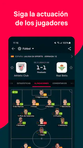 Flashscore: Resultados en vivo screenshot
