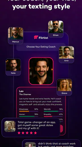 Flirtist - AI Dating Assistant screenshot