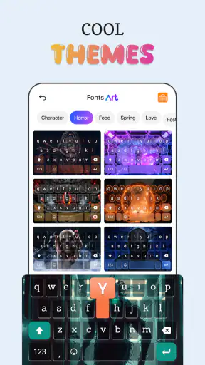 Fonts de Teclado: Temas, Emoji screenshot