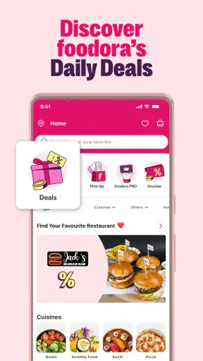 foodora: Food & Groceries screenshot