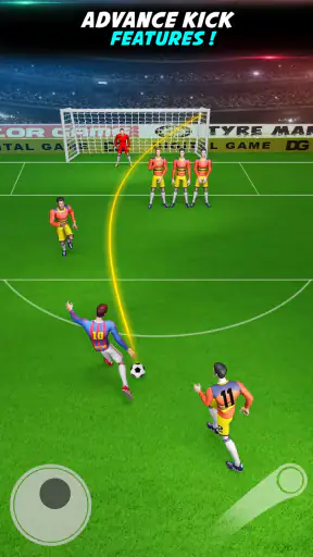 Juego de patadas de fútbol screenshot