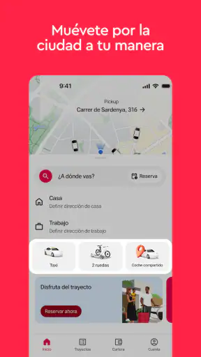 Freenow by Lyft: más que taxi screenshot