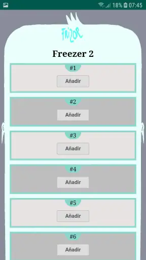 Frizor Gestión del congelador screenshot