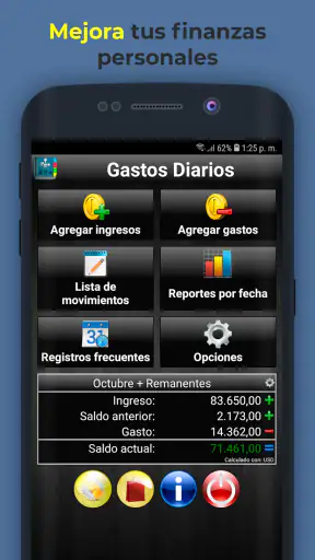 Gastos Diarios 2 screenshot