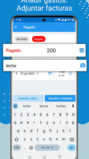 Gastos Diarios screenshot