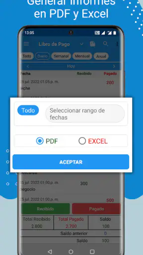 Gastos Diarios screenshot