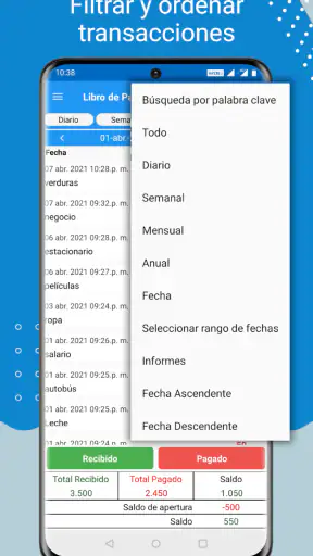 Gastos Diarios screenshot