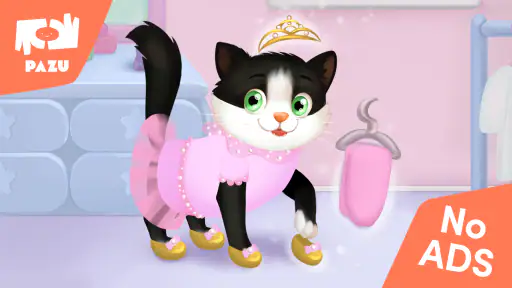 Gato - juego cuidado y vestido screenshot