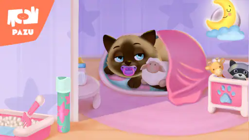 Gato - juego cuidado y vestido screenshot