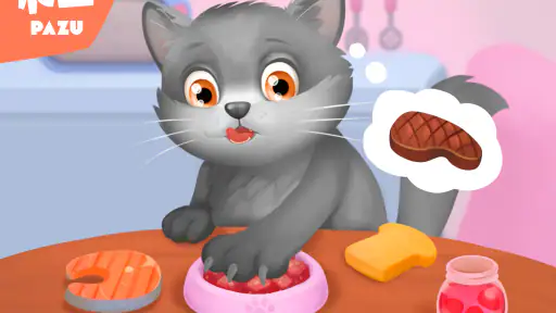 Gato - juego cuidado y vestido screenshot