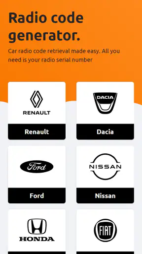 Generador Código Radio screenshot