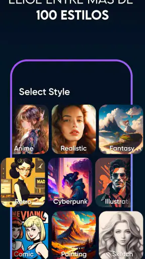 Generador de arte con IA screenshot