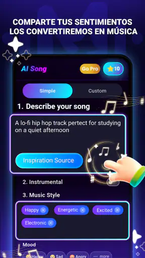 Generador de Canciones IA screenshot