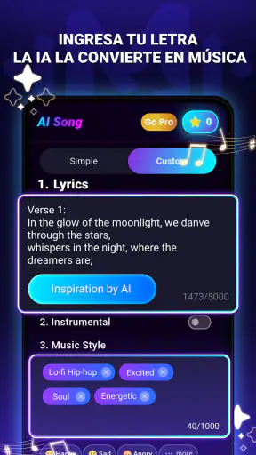Generador de Canciones IA screenshot