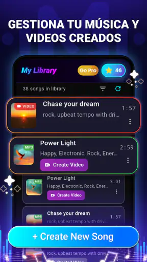 Generador de Canciones IA screenshot