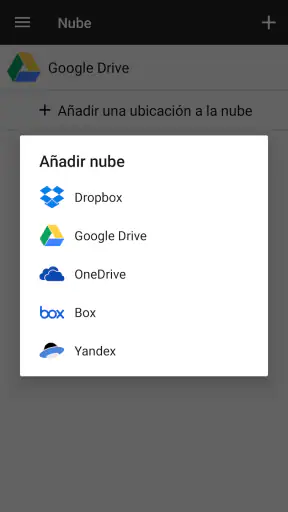 Gestor de archivos screenshot