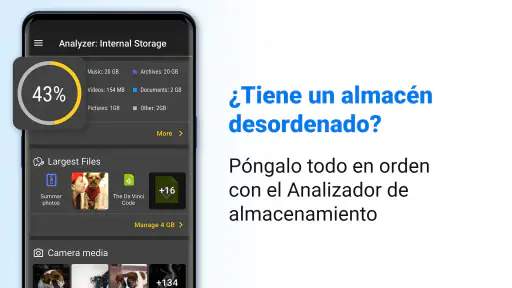 Gestor de File Commander screenshot