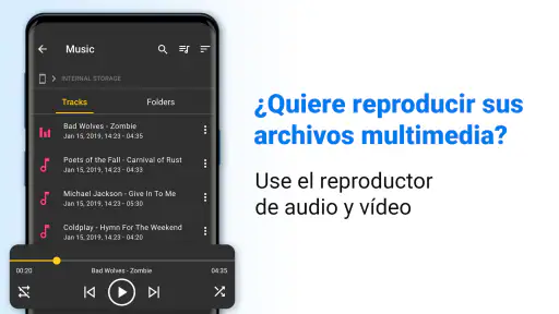 Gestor de File Commander screenshot