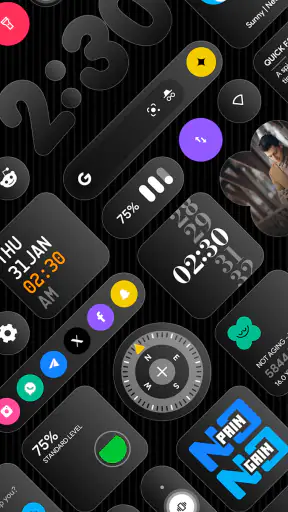 Glass Widgets screenshot