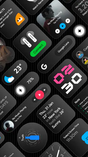 Glass Widgets screenshot