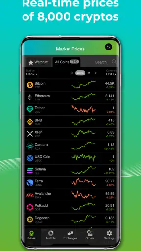 goodcryptoX - terminal trading screenshot