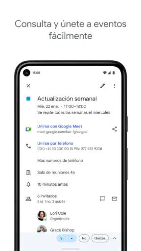 Google Calendar screenshot