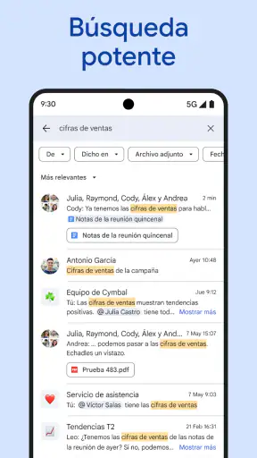Google Chat screenshot